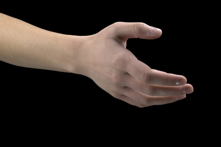 让熟悉右手照片