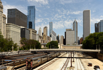 芝加哥火车站图片