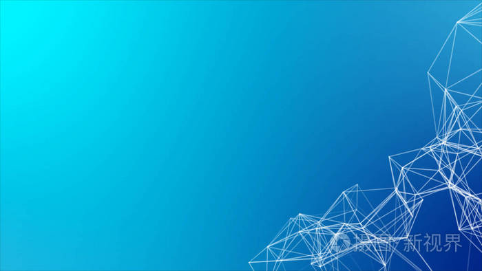 您的演示文稿的蓝色丛背景