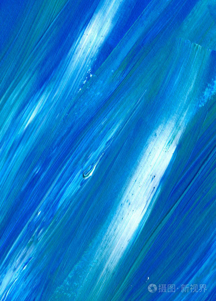 抽象的丙烯酸绘画用作背景,质地,设计元素.笔触纹理的现代艺术