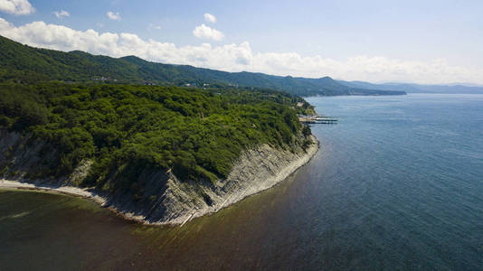 克拉斯诺达尔地区的海景黑海海滩