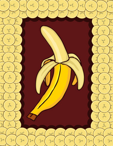 香蕉的背景
