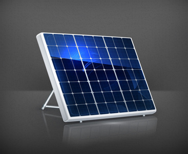 太阳能电池板 矢量