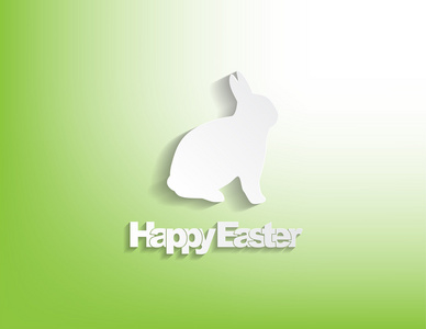 小兔子复活节快乐