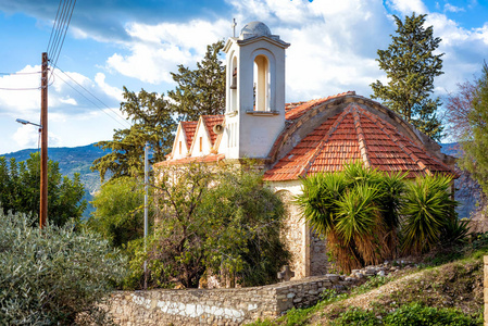 圣约翰教堂的先驱。Kedares 村。帕福斯区, 塞浦路斯