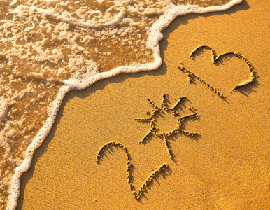2013 写在沙子上海滩的质感，软海中的波浪
