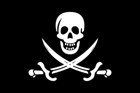 流氓与节海盗旗欢乐罗杰海盗骷髅套外媒海盗准备打一场非裔美国女性