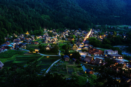 白川乡, 日本