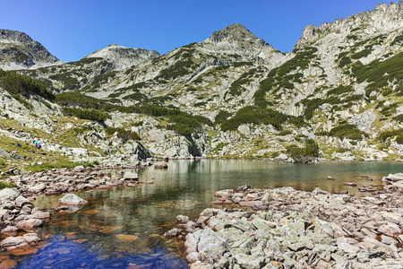 皮林山，保加利亚 Samodivski 湖周围的惊人景观