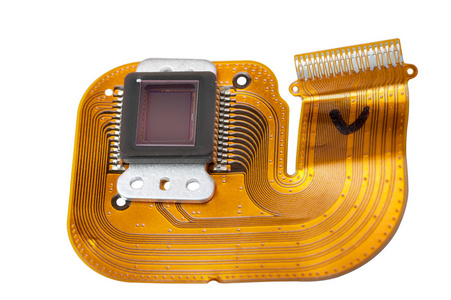 数码照相机的传感器照片