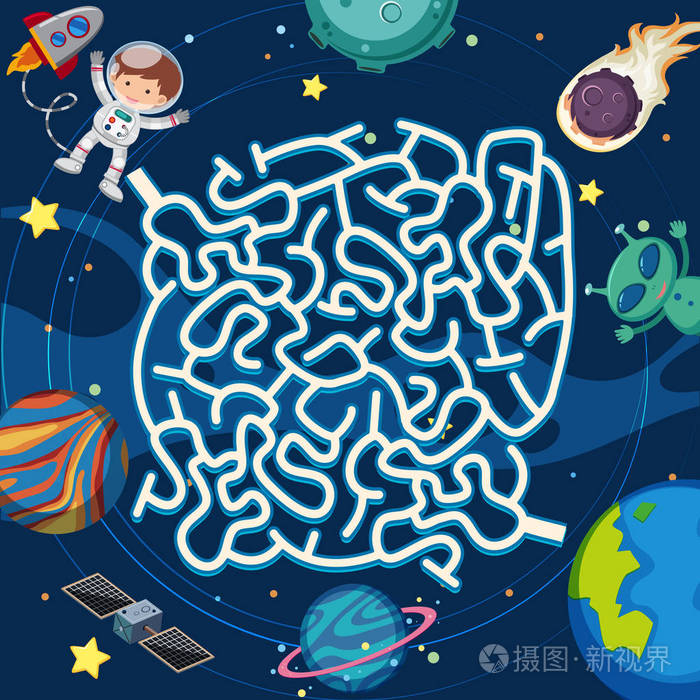 空间迷宫益智游戏插图
