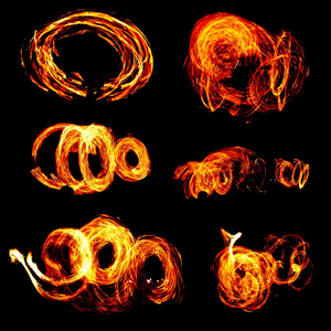 魔法火火焰行照片