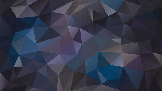 矢量抽象不规则多边形背景三角形低聚模式深蓝色紫色紫色灰色和褐色颜色