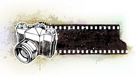 手绘相机图片 手绘相机素材 手绘相机插画 摄图新视界