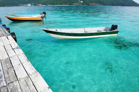 美丽的海滨码头