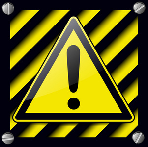 危险的感叹号感叹号危险的信号照片