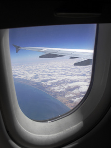 波音 737-400-从窗户看看照片