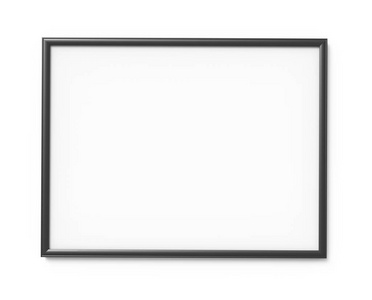 空白的黑框图片