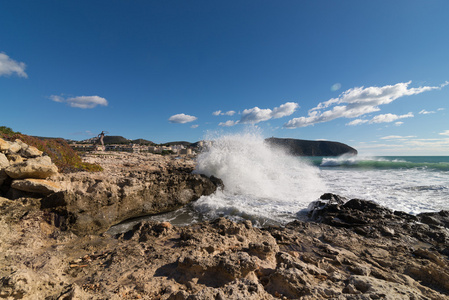 moraira 海岸线