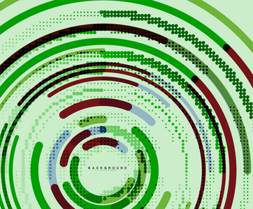 圆线, 圆, 几何抽象背景