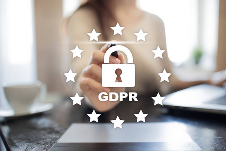 Gdpr. 数据保护条例。网络安全与隐私