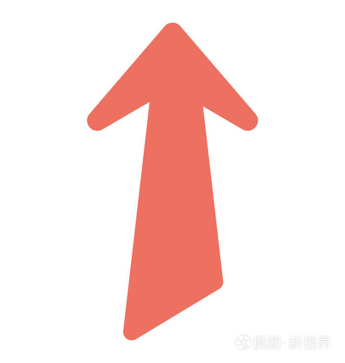 一个箭头, 指示向上方向, 向上箭头