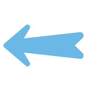 左侧的箭头图标指向左侧的箭头, 平面图标设计照片