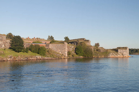 堡垒在芬兰堡 Sveaborg, 海堡垒在赫尔辛基附近, 芬兰