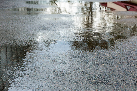 雨后路面图片