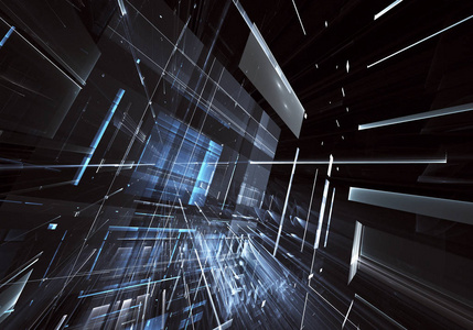 抽象未来技术背景-计算机生成的3d 图像.