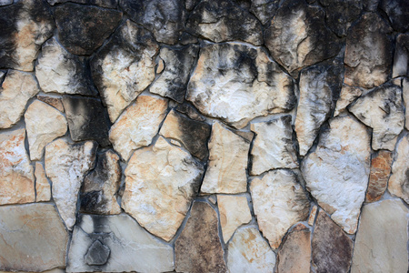 老石头墙从花岗岩照片
