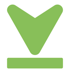 一个箭头, 指示向下方向, 向下箭头照片