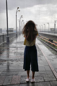 下雨天心烦图片