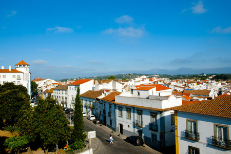 埃武拉城市在葡萄牙
