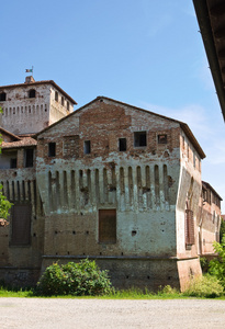 roccabianca 的城堡。艾米利亚罗马涅。意大利