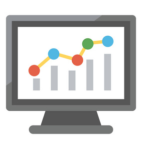 网站分析的平面向量设计概念