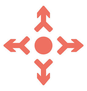 沥青路面背景中的信号箭头与文字选择箭头图标集.