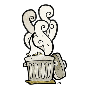 手绘垃圾桶图片