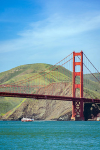 金门大桥在旧金山加利福尼亚美国太平洋西海岸