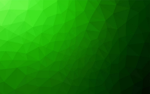 浅绿色矢量低聚平面布局.带有渐变的折纸风格的几何插图.