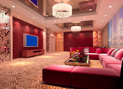 3d 俱乐部房间, 大厅照片