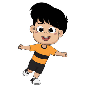 孩子赢得了足球比赛.向量和例证勇敢的假小子公主向量卡通集.