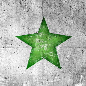 绿色星