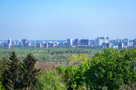 乌克兰基辅城市景观与房屋