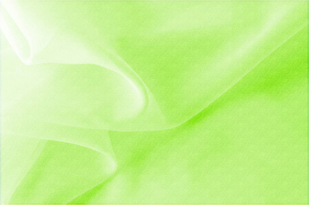 纹理, 背景, 图案.丝绸面料透明, 绿色.抽象软雪纺的质感背景.