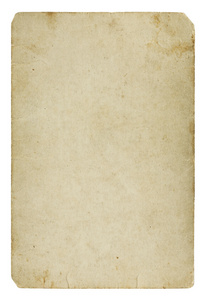 老空白纸卡照片