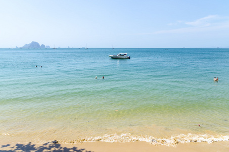 美丽的海海滩泰国甲米