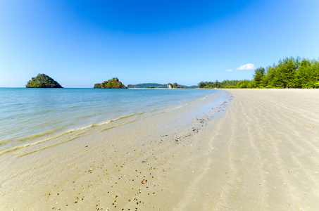 美丽的海海滩泰国甲米