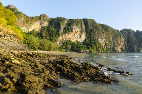 美丽的海海滩泰国甲米