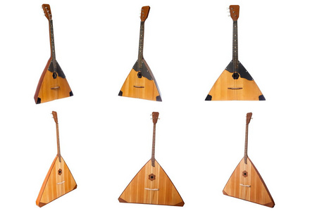 巴拉莱卡琴隔离图片